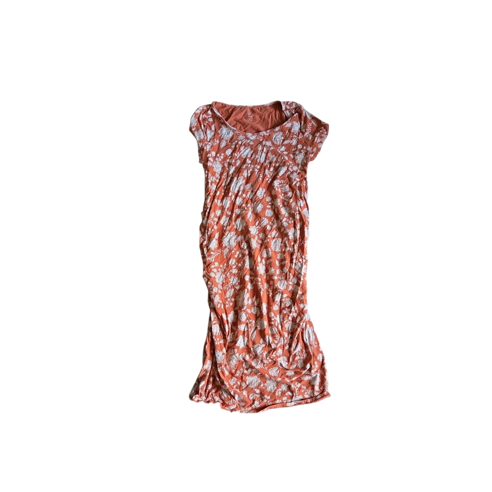 Isabel Maternity by Ingrid & Isabel Orange Floral Dress